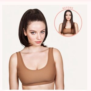 INH HAIR CLIP ON FAUX PONY